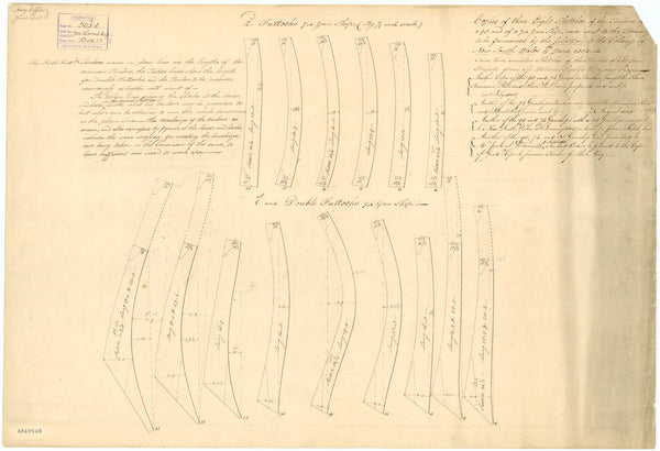 Futtock timbers for 74-gun Ships