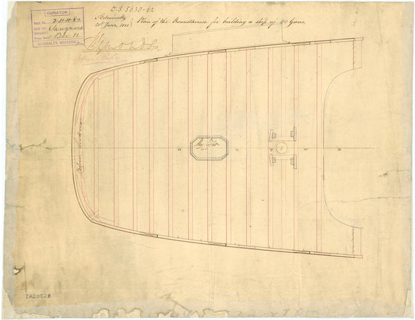 Vanguard (1835); Collingwood (1841)