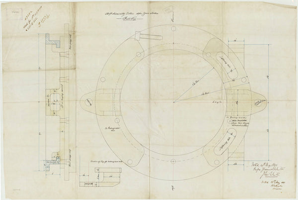 Gun slide for 32ft Cutter