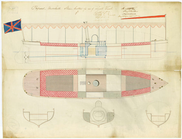 Profile plan for 25ft Steam Cutter