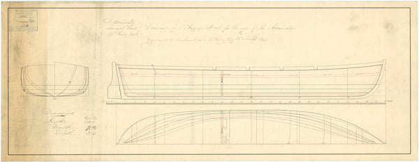 Unnamed 28ft Luggage Boat (1843)