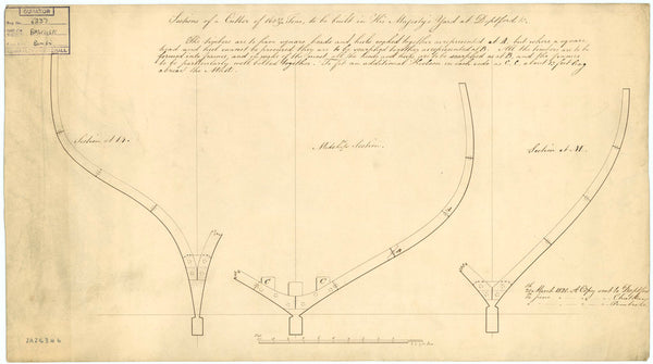 'Vigilant' (1821); 'Basilisk' (1822); 'Skylark' (1821); 'Swift' (1821)