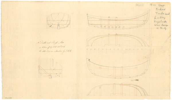 16ft Double and Single Moses Punt (fl.1806)