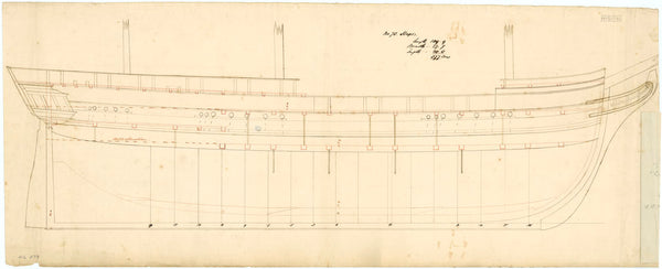 Plan of 'Hope' (1827)