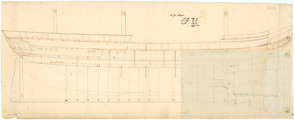 Plan of 'Hope' (1827)