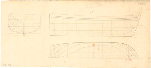 Longboat for 'Druid' (no date)