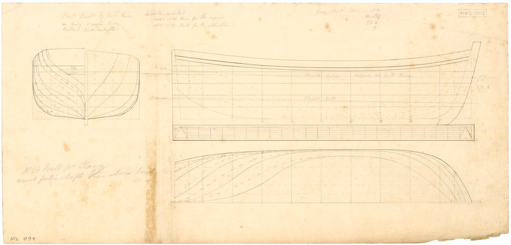Long boat No 1 (1831)