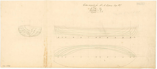 22ft Cutter (1807) for HM Customs