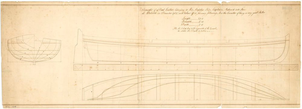 27ft Deal Cutter (1762)