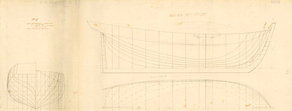 'Constitution' (circa 1823); 'Echo' (circa 1828); 'Caroline' (circa 1830)