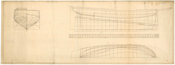 Unnamed 32ft two-masted Schooner (no date)