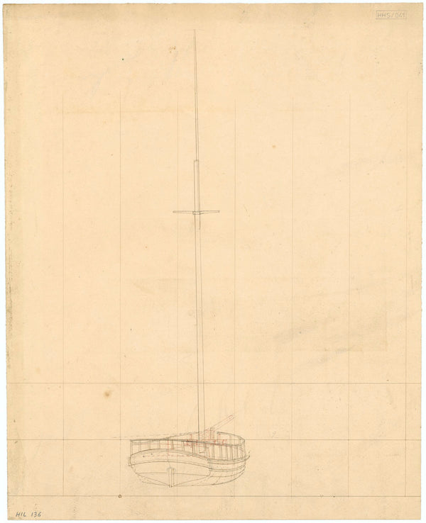 Unnamed single-masted gaff-rigged Cutter (no date)