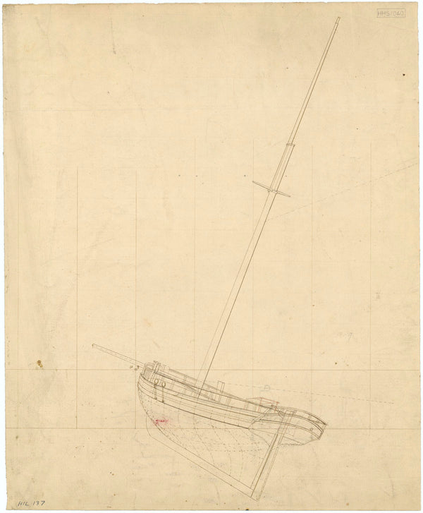 Unnamed single-masted gaff-rigged Cutter (no date)