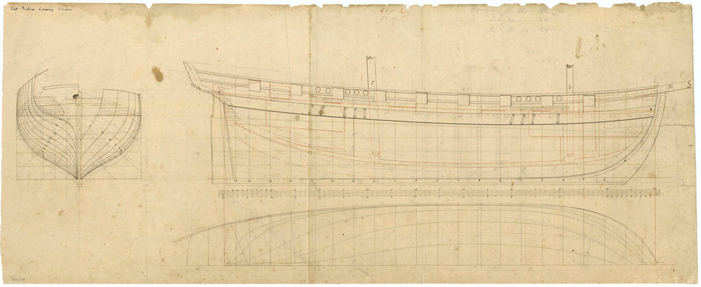 Unnamed 18-gun two-masted Brig (no date)