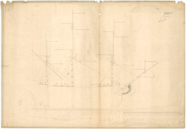 Unnamed 80-gun Third Rate, three-decker (1745)