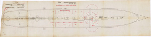 Plan of 'Warrior' (1860)