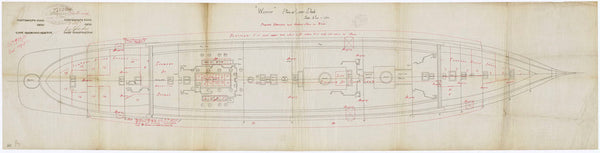 Plan of 'Warrior' (1860)