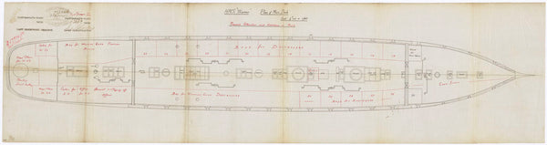 Plan of 'Warrior' (1860)