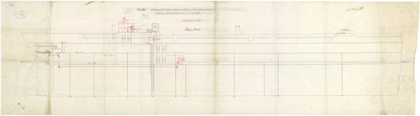 Plan of 'Warrior' (1860)