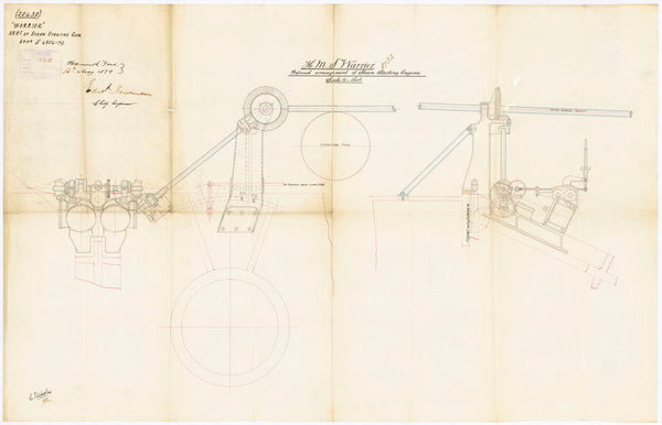 Plan of 'Warrior' (1860)