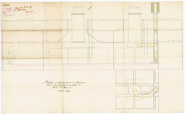 Plan of 'Warrior' (1860) and 'Black Prince' (1861)