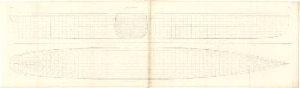 Lines plan of SS Great Eastern (1858)