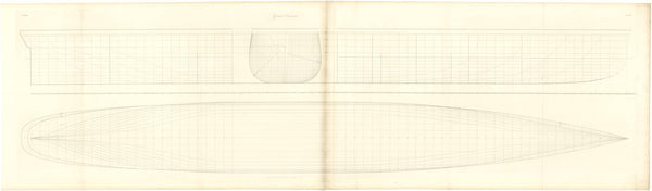 Lines plan of SS 'Great Eastern' (1858)