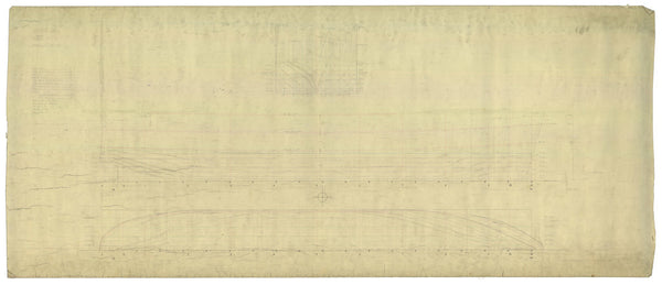 Lines plan for 'Claymore' (1955)