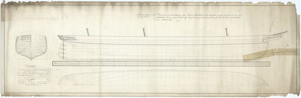 Plan for the Beyrut class design (1857), Turkish screw gun vessel