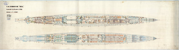 HMS Seal (1938) Flats (interior decks)