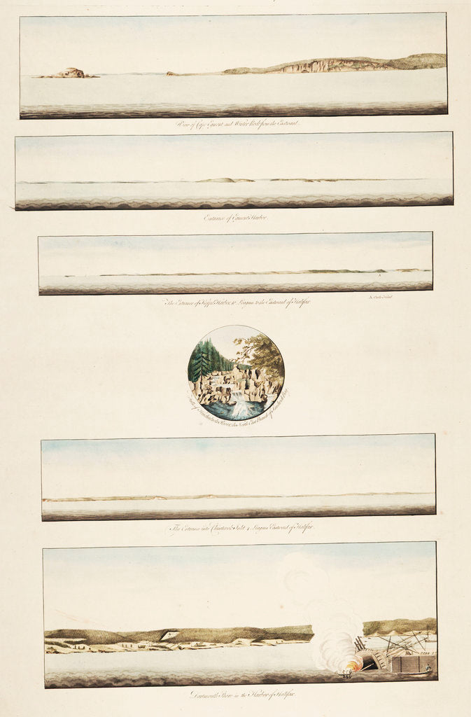 Detail of Views in the vicinity of Halifax by J. F. W. Des Barres