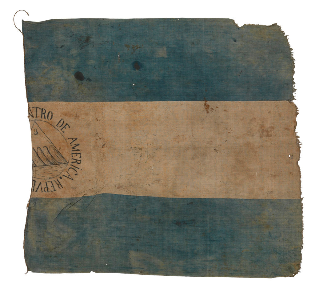 Detail of Flag, Federal Republic of Central America by unknown