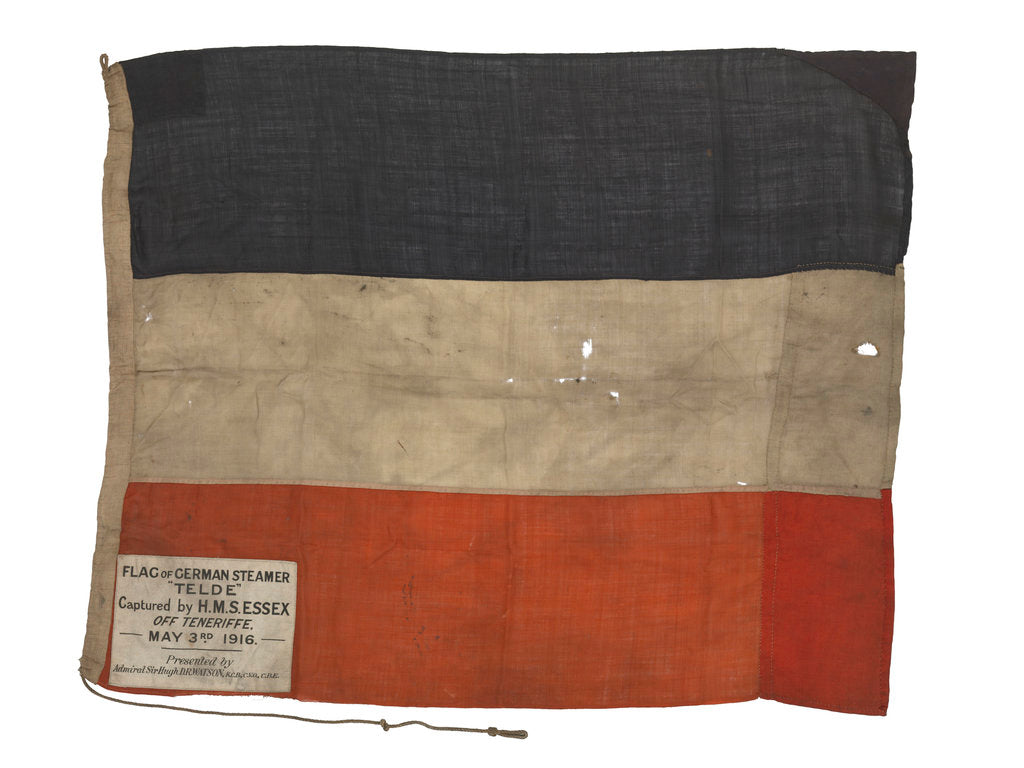 Detail of Imperial German merchant ensign (1871-1919) by unknown