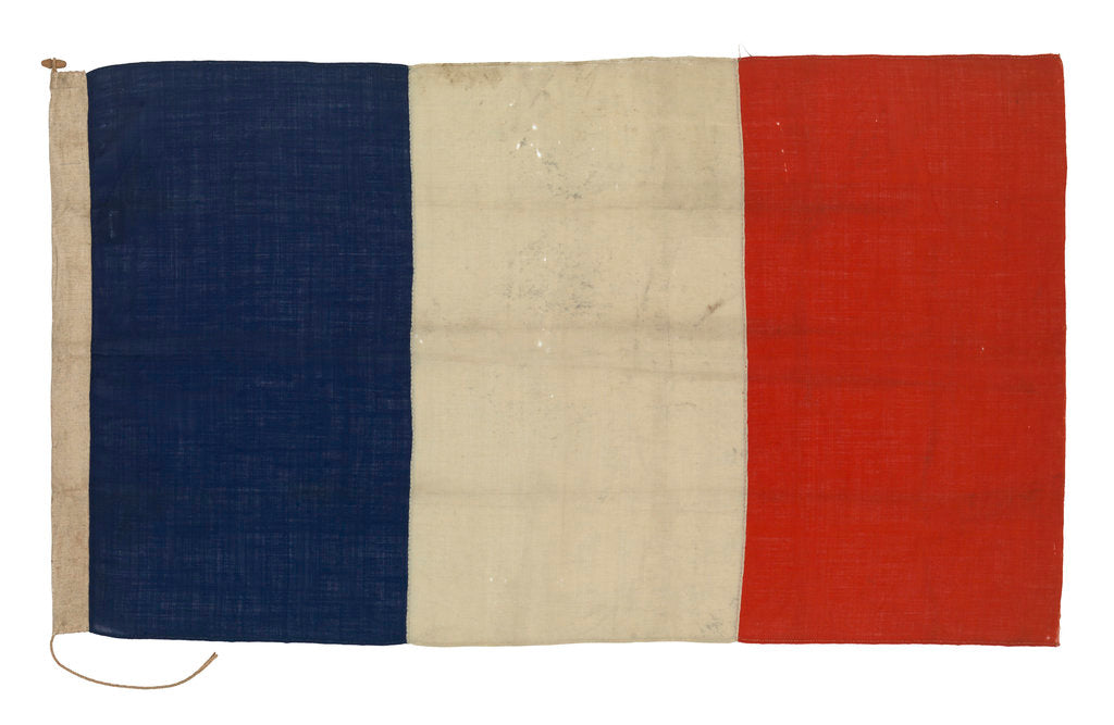 Detail of National flag of France (1794-1814, after 1830) by unknown