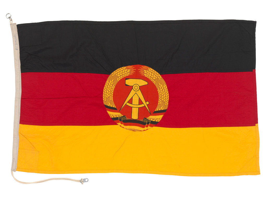 Detail of National flag of the German Democratic Republic (1959-1990) by unknown