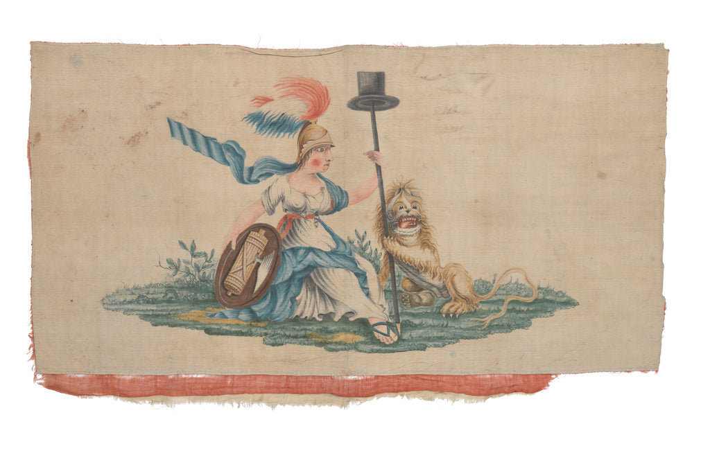Detail of Naval ensign of the Batavian Republic (1795-1806) by unknown