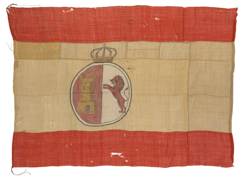 Detail of Spanish Naval ensign (1785-1931) by unknown