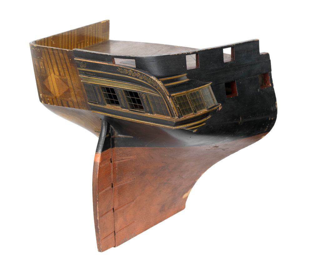 Detail of Sectional model of HMS 'Vernon' (1832) by unknown