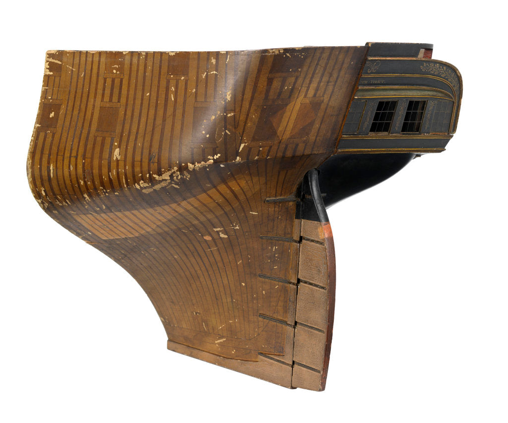 Detail of Sectional model of HMS 'Vernon' (1832) by unknown