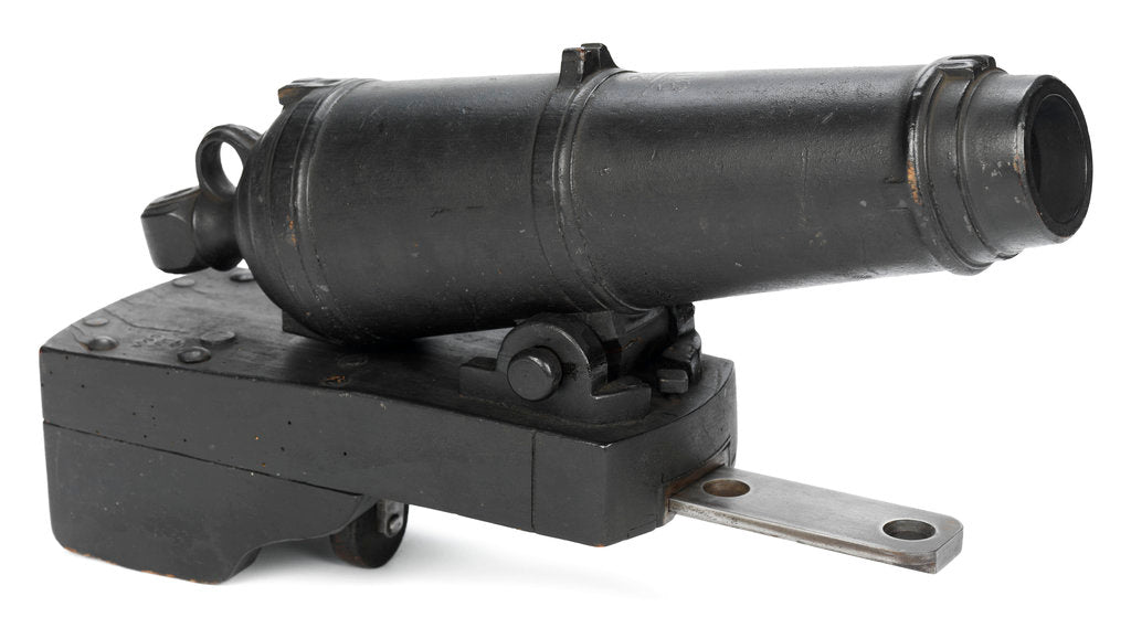 Detail of Muzzle loading carronade by unknown