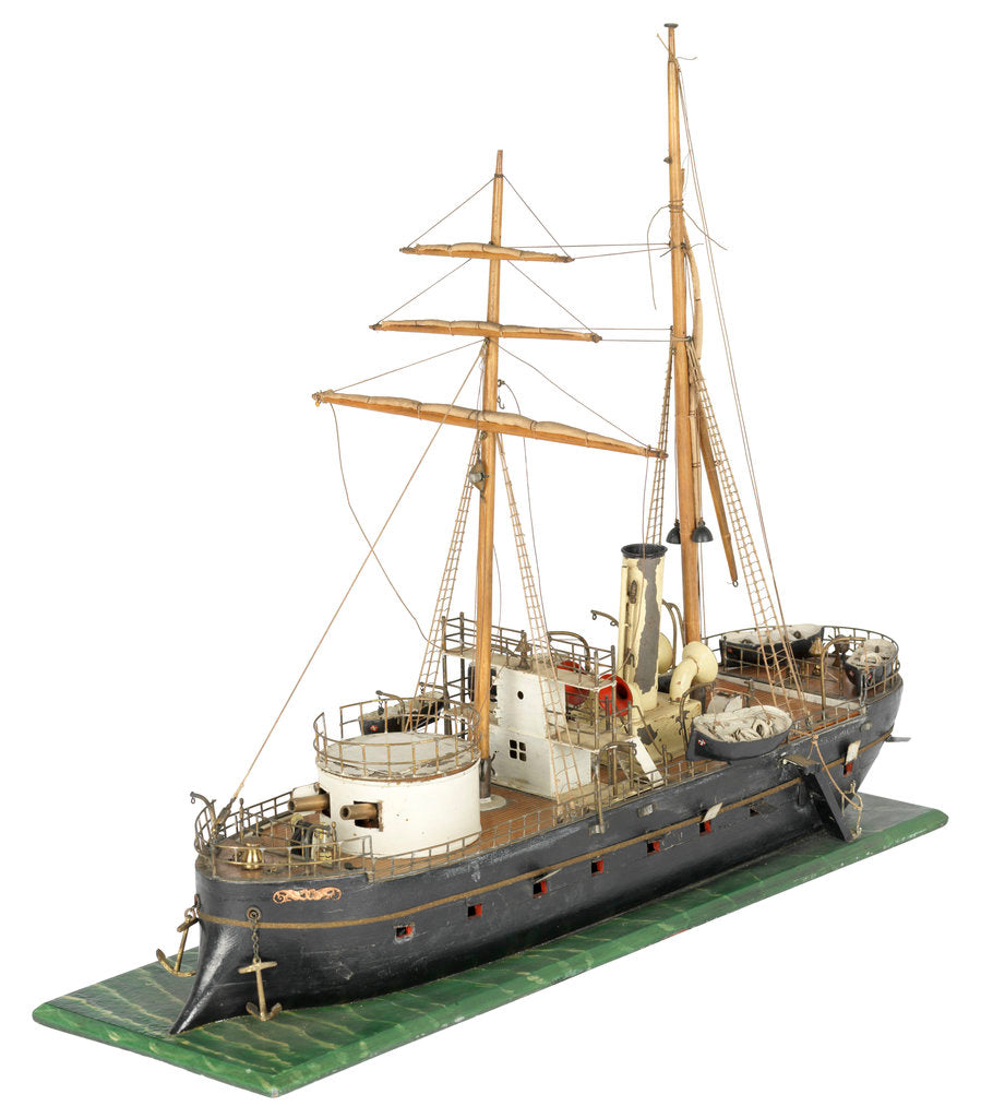 Detail of Toy waterline model by unknown