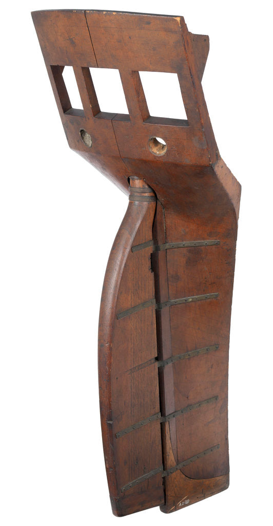 Detail of Round headed rudder (1833) by unknown