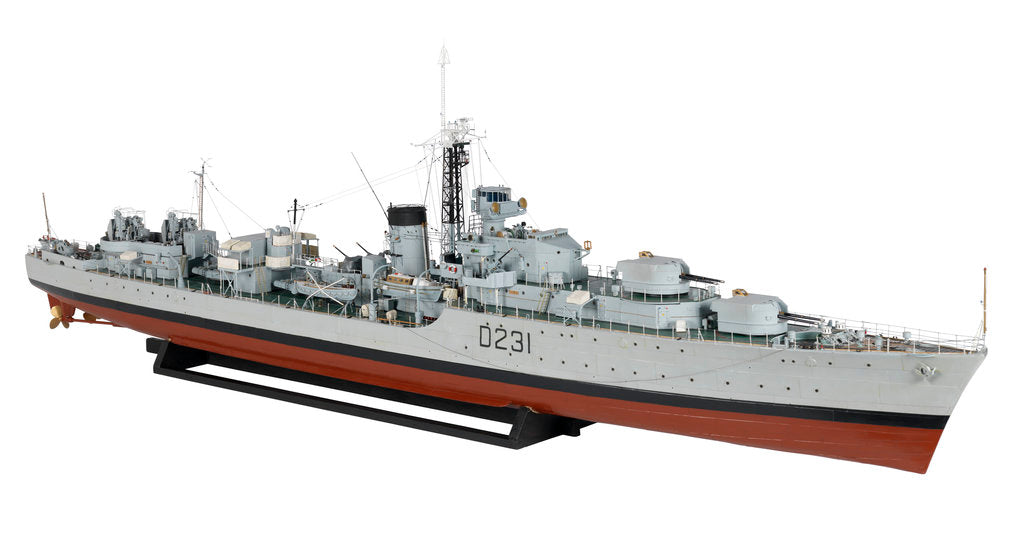 Detail of Destroyer HMS 'Vigo' by Norman Peters