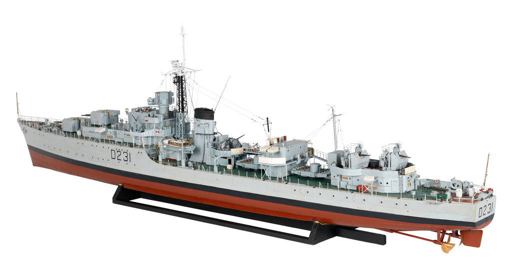 Detail of Destroyer HMS 'Vigo' by Norman Peters