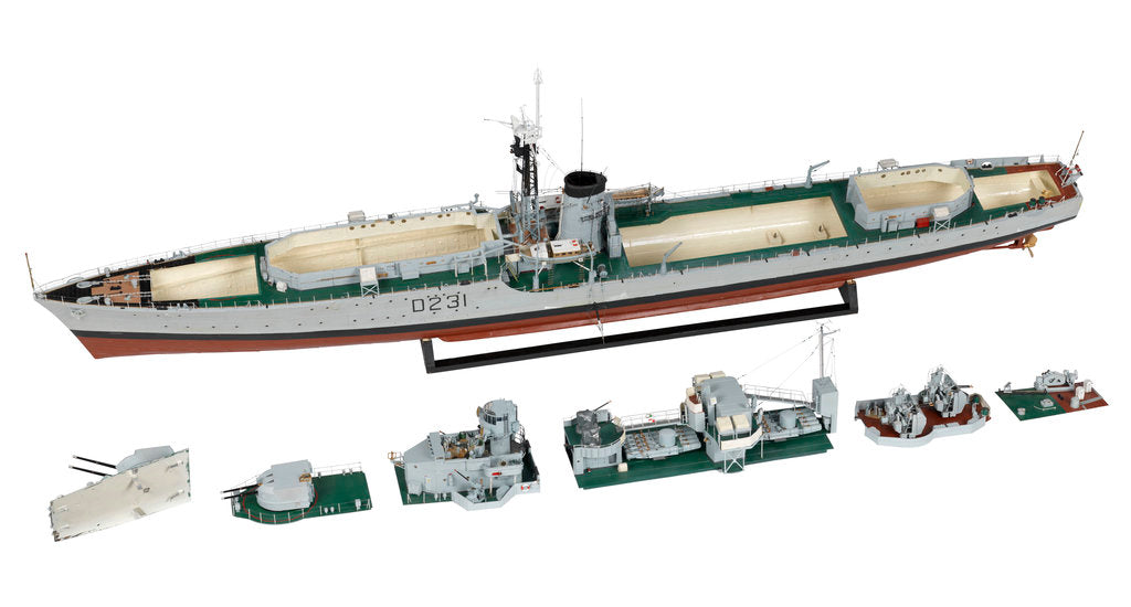 Detail of Destroyer HMS 'Vigo' by Norman Peters