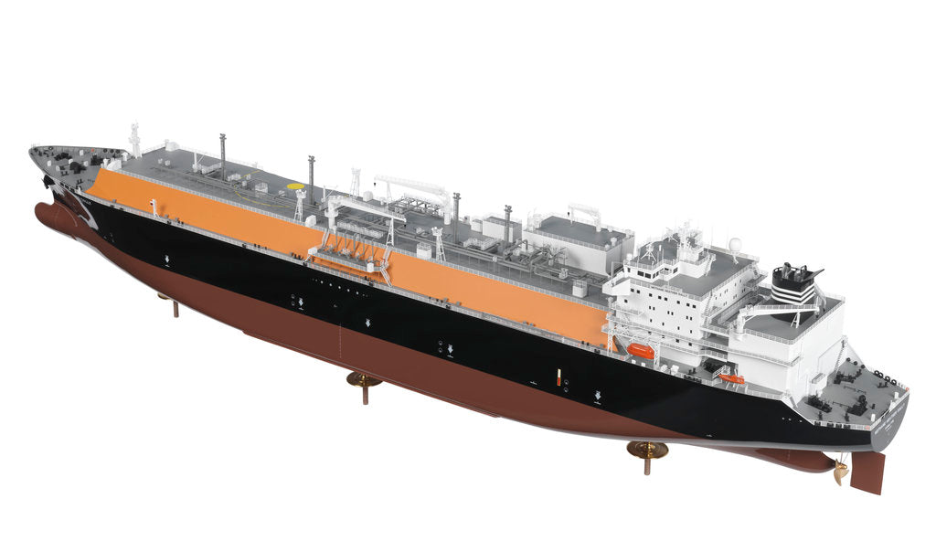 Detail of LNG Carrier Methane 'Heather Sally' by KOSMO