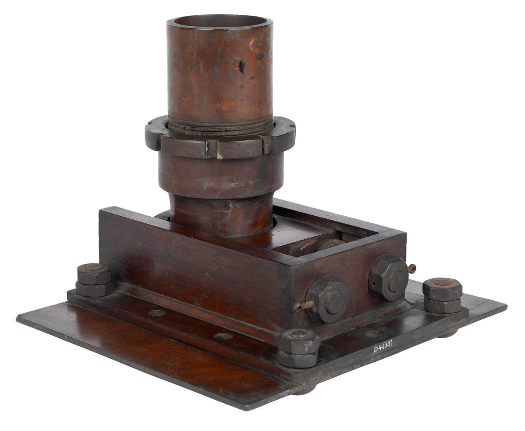 Detail of Ordnance model by unknown