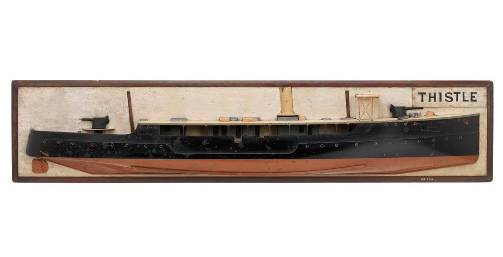Detail of HMS 'Thistle' (1899) by unknown
