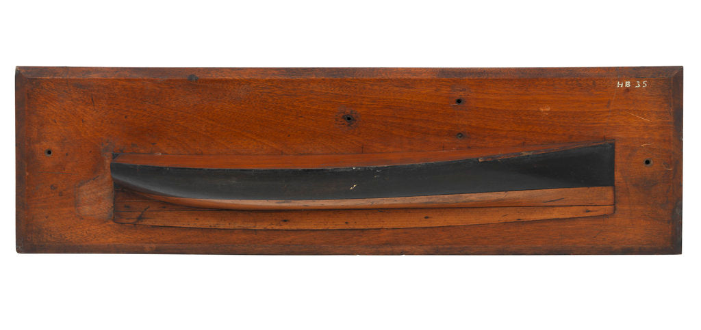 Detail of Model of a yacht by unknown