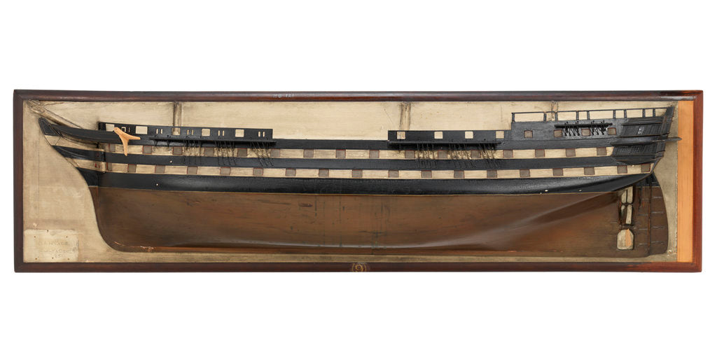 Detail of HMS 'Sans Pareil' (1851) by unknown